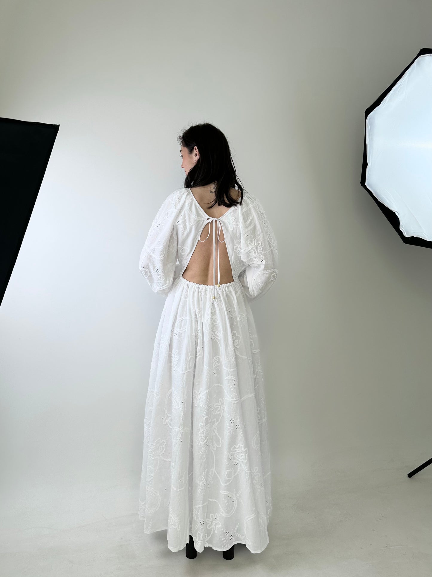 Dress with embroidery