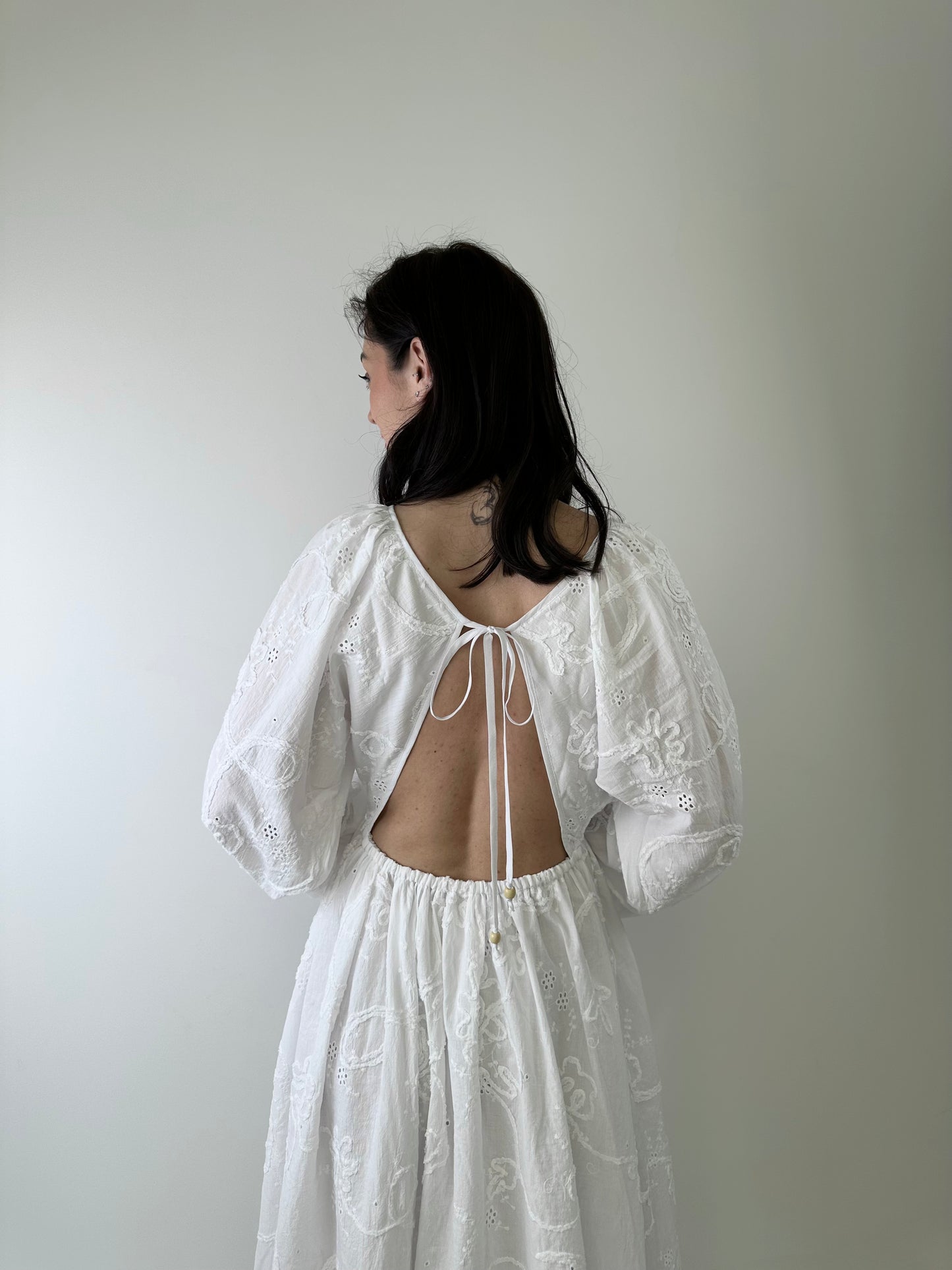 Dress with embroidery