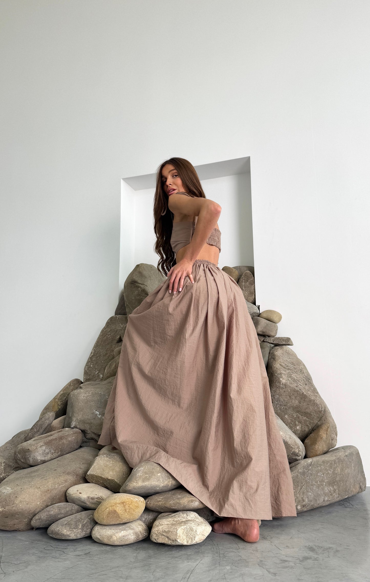 Top and skirt set