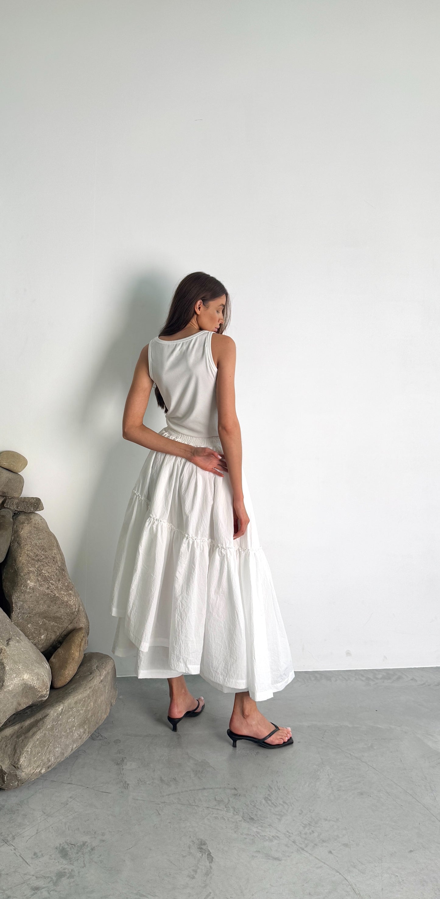 Asymmetrical skirt