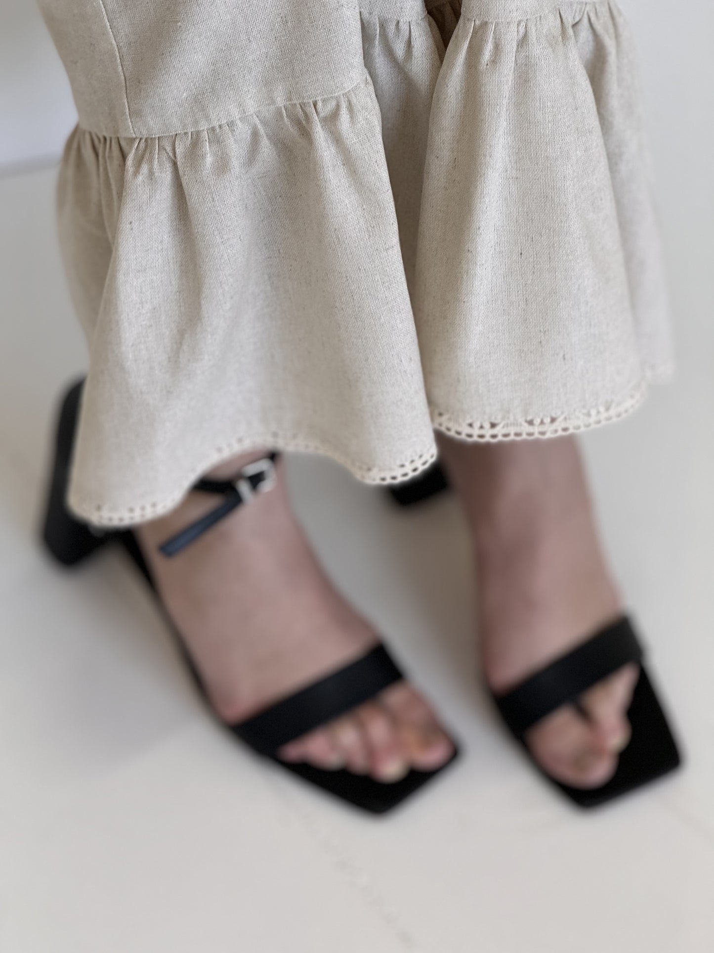 Pants with lace