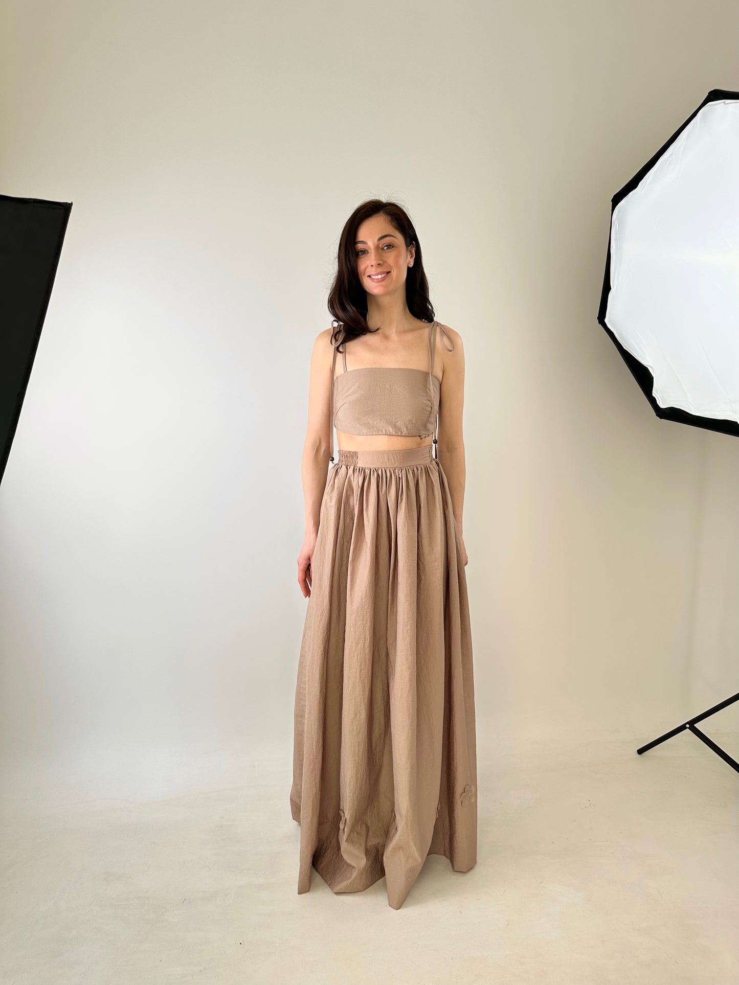 Top and skirt set