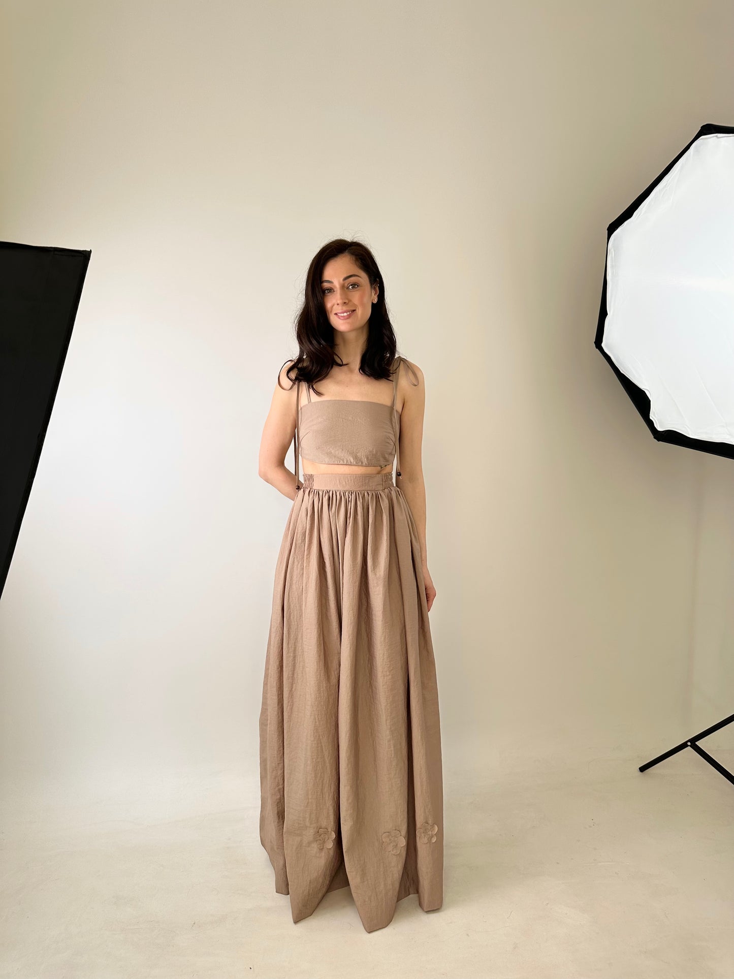 Top and skirt set