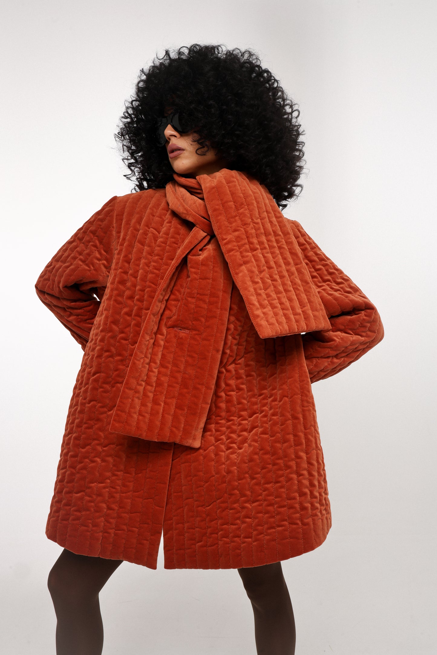 Велюрове пальто