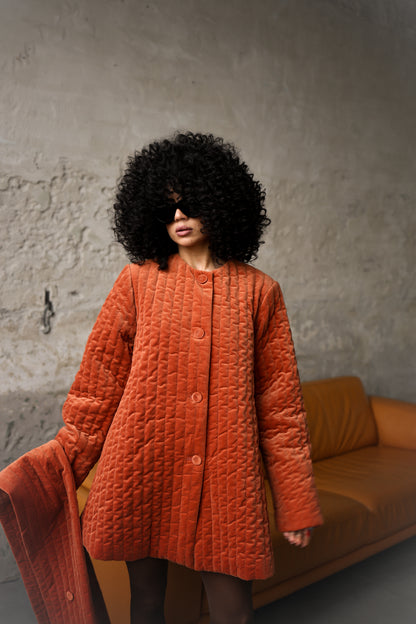 Велюрове пальто