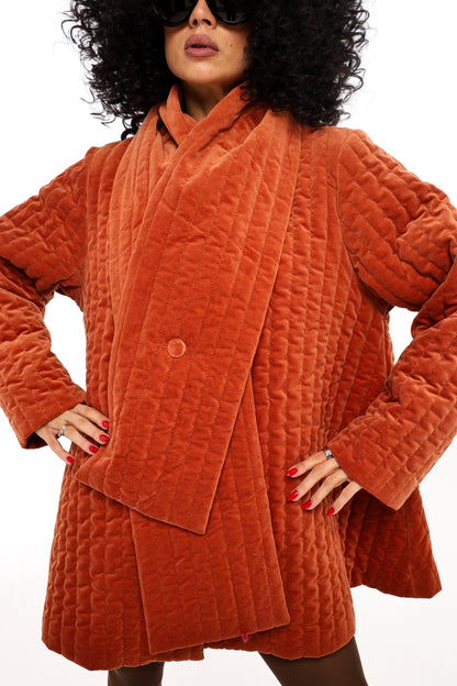 Велюрове пальто