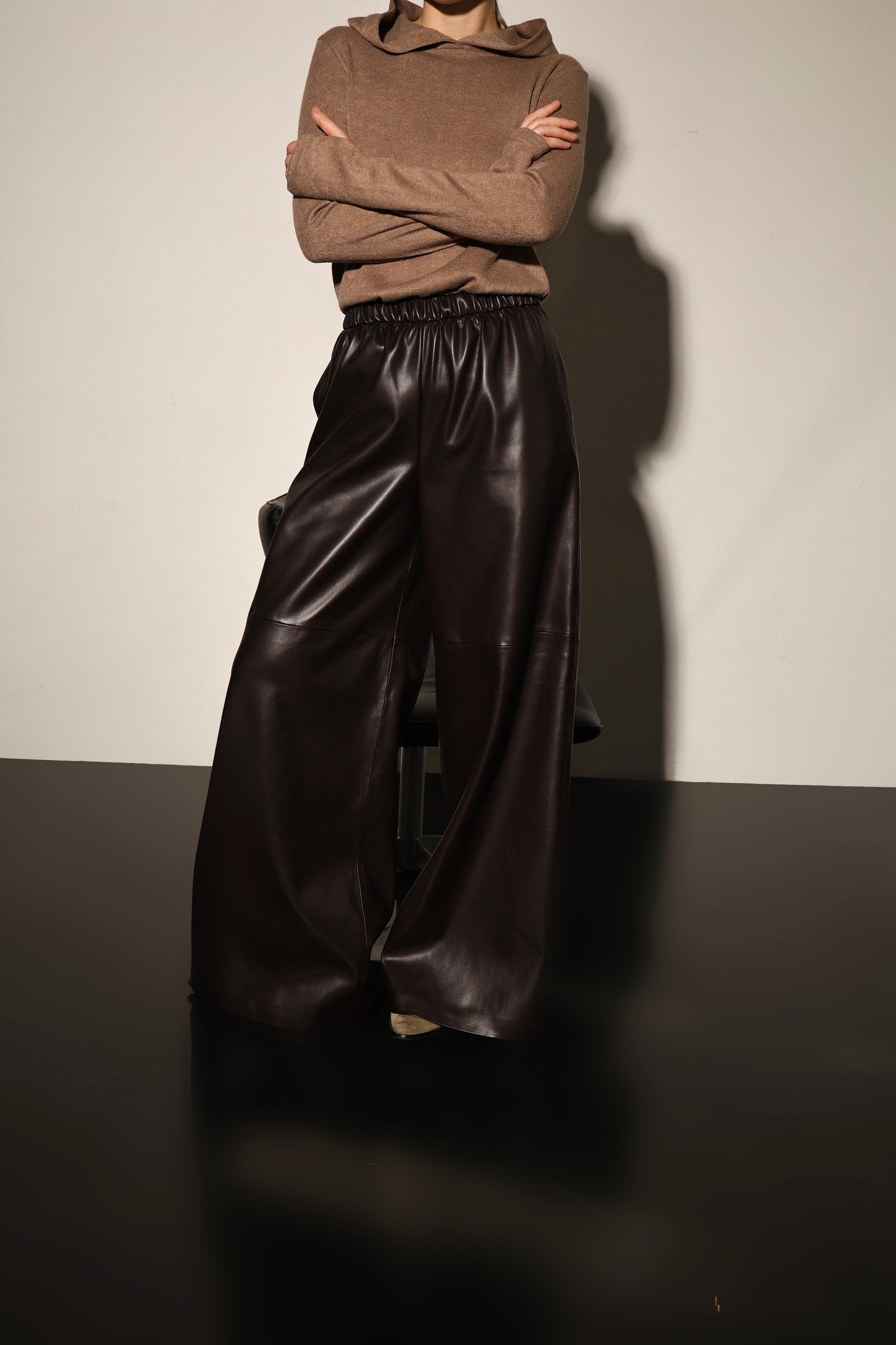 Eco-leather pants