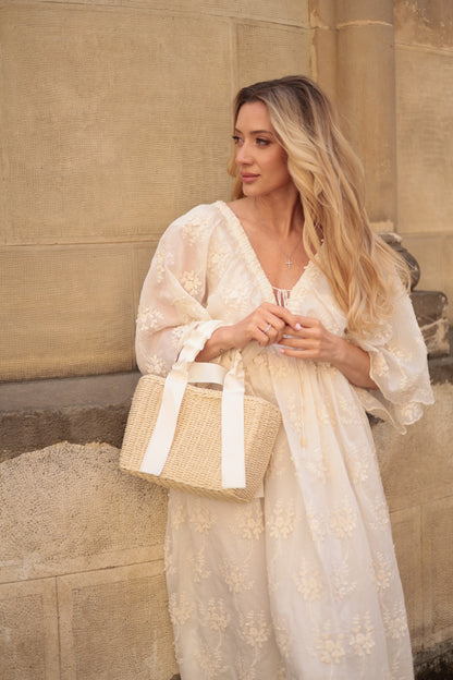 Dress with embroidery