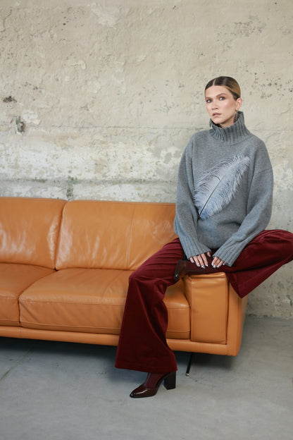 Burgundy Corduroy Pants