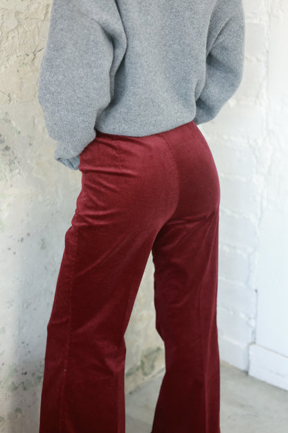 Burgundy Corduroy Pants