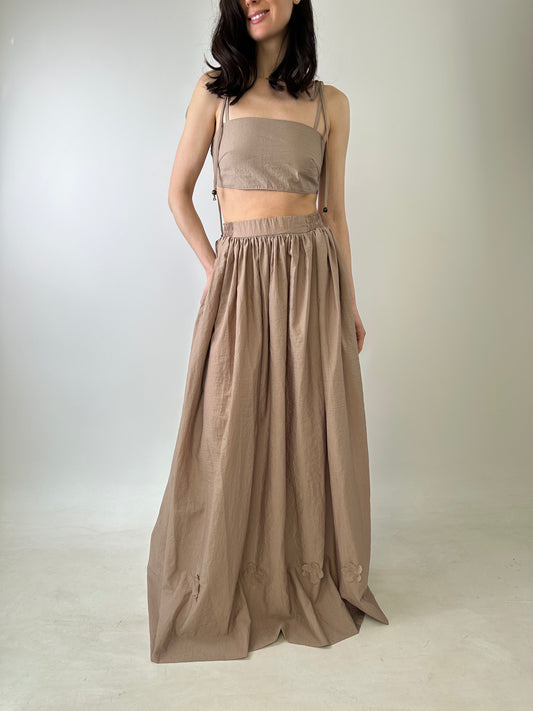 Top and skirt set