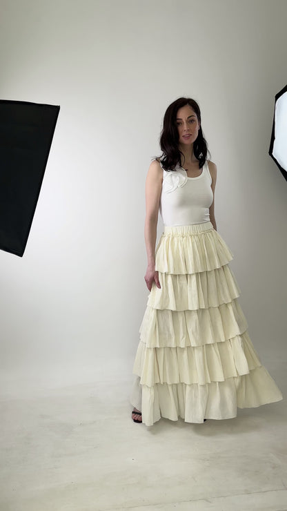 Ruffle skirt
